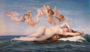 Desnudo Painting - El nacimiento de Venus Alexandre Cabanel desnudo